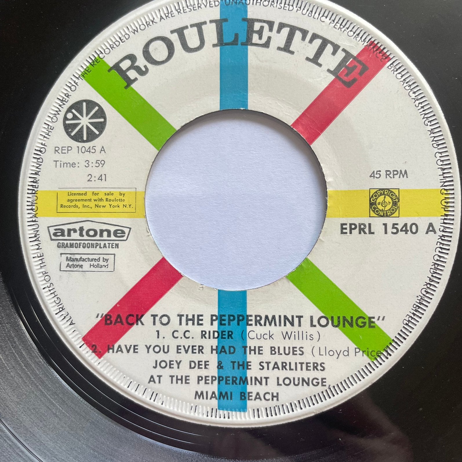 Back to the Peppermint Lounge, Ophalen of Verzenden, Zo goed als nieuw, Pop