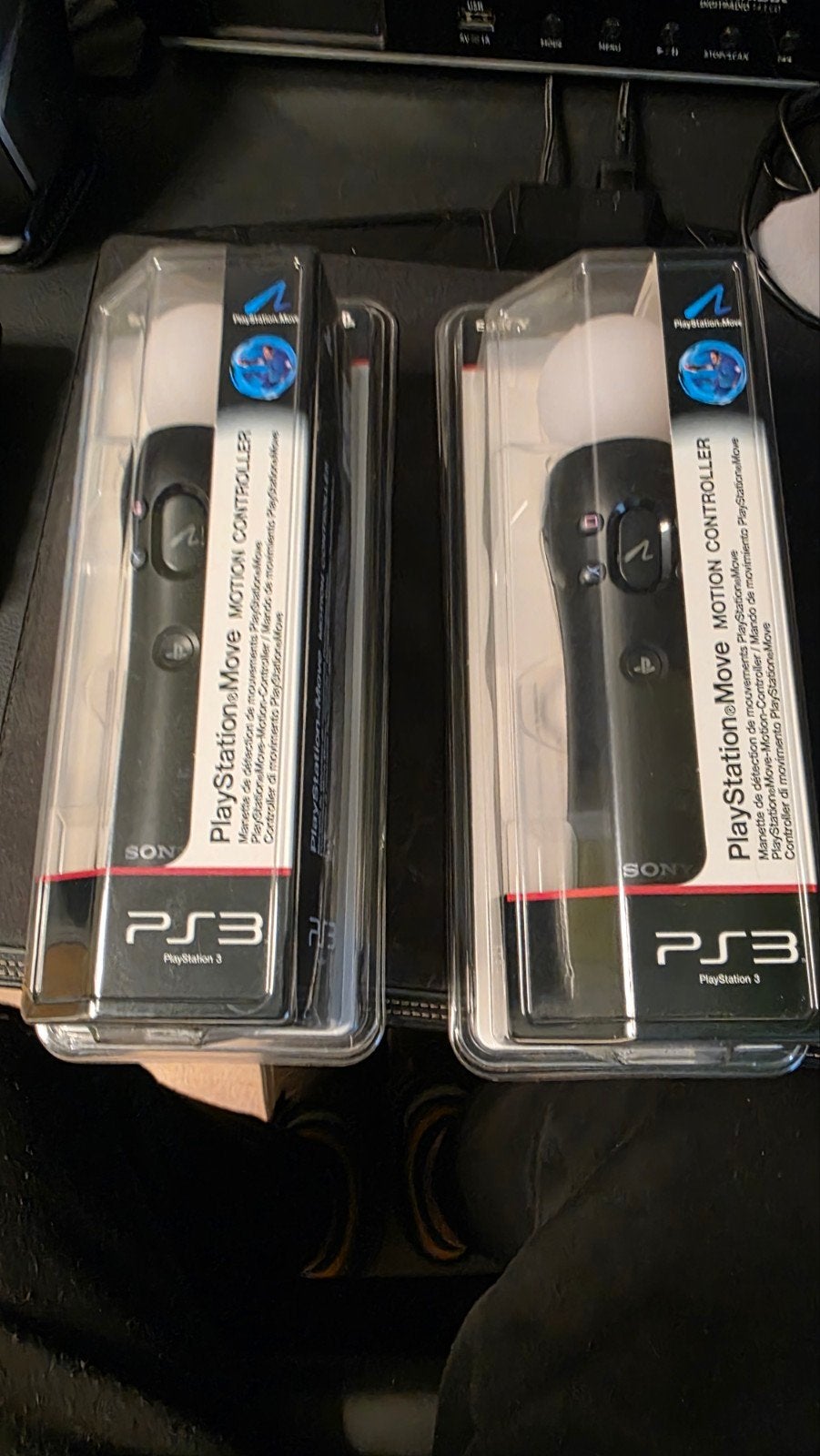 2x Nieuwe Sony PlayStation 3 Move Motion Controllers Zwart, Spelcomputers en Games, Spelcomputers | Sony PlayStation Consoles | Accessoires