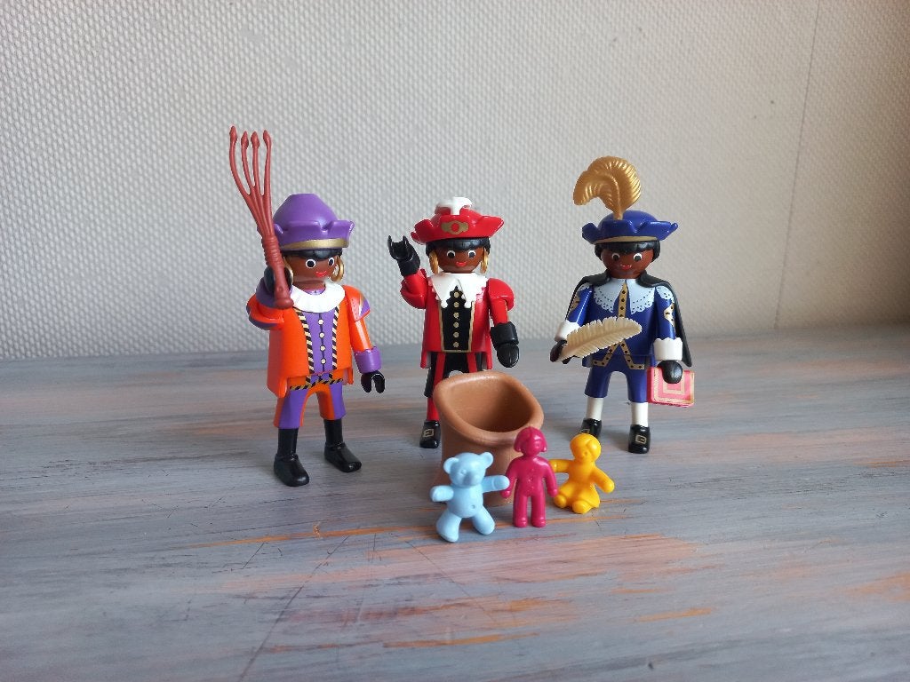 Playmobil 5040 - 3st. Pakjes-Pieten met Cadeautjes, Complete set, Zo goed als nieuw, Figuren, Family fun
