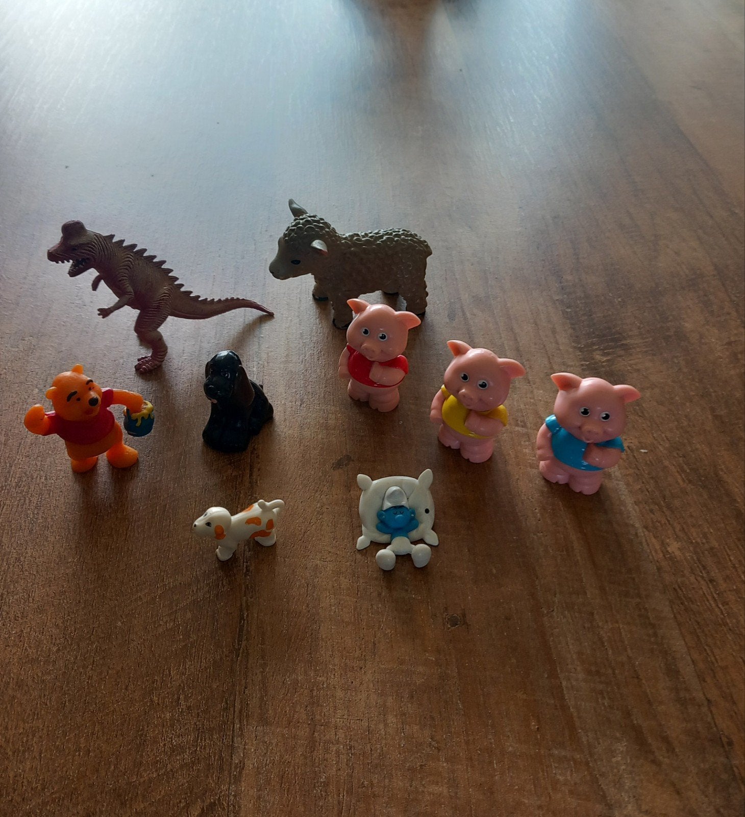 speelgoed dieren,poppetjes, 3 biggetjes,winnie de pooh, Ophalen