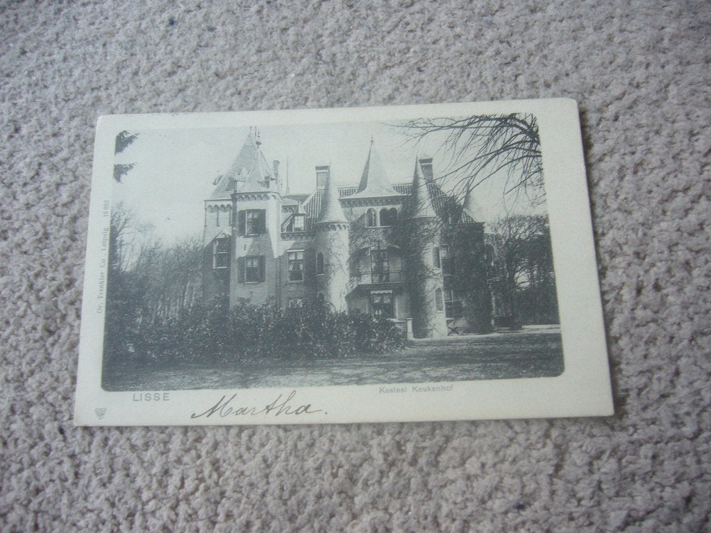 LISSE  =  KASTEEL KEUKENHOF  BRIEFKAART 1913, Ophalen of Verzenden, Voor 1920, Gelopen, Gelderland