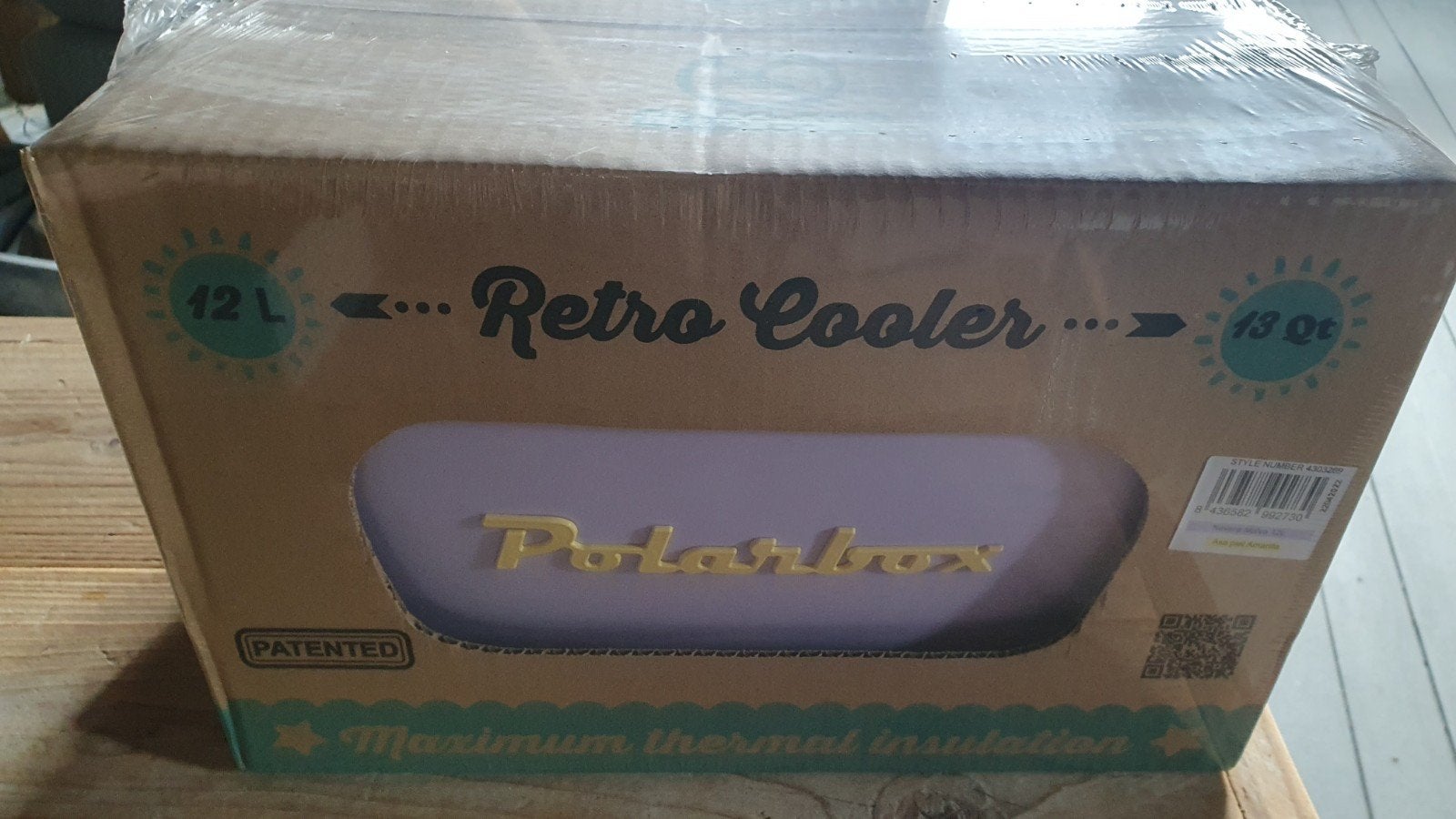 Nieuwe Lila Retro Koelbox - Polarbox 12L, Ophalen of Verzenden, Nieuw, Koelelement
