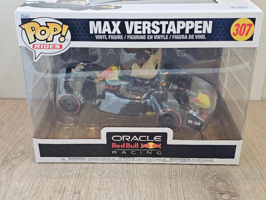 Max Verstappen, Funko Pop Racing (307)., Ophalen of Verzenden, Zo goed als nieuw, Formule 1