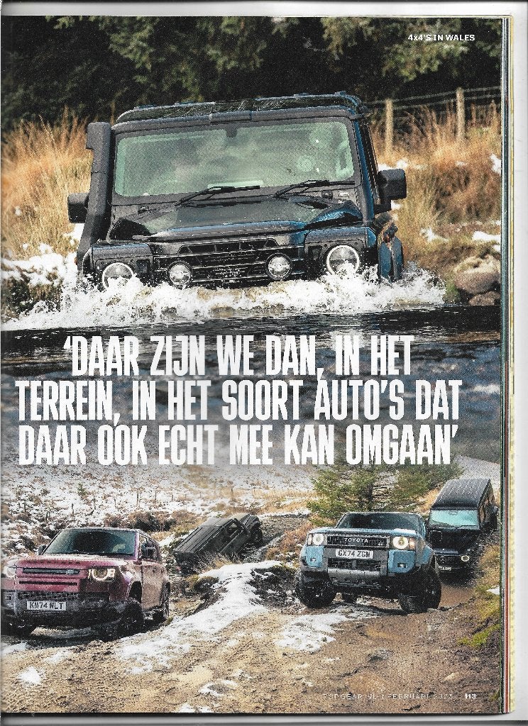Mercedes G500, Defender 110, Landcruiser, Ineos Grenadier., Boeken, Nieuw, Topgear, Mercedes, Ophalen of Verzenden
