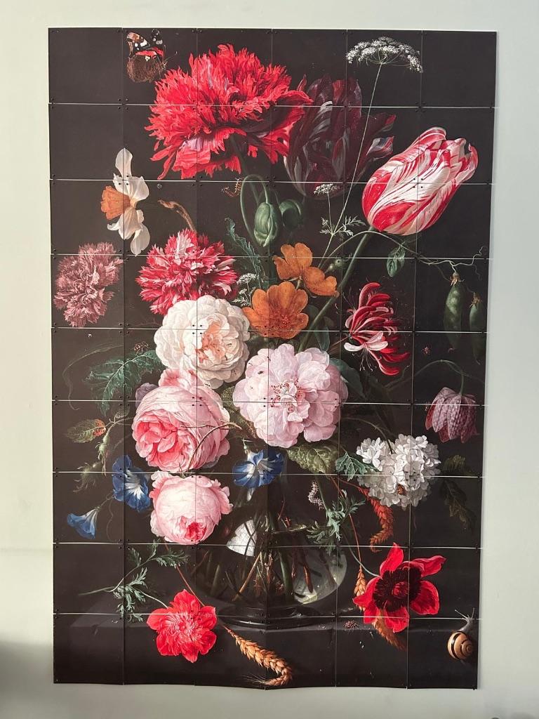 Ixxi Boeket Bloemen - Rijksmuseum 120 x 180 cm, Ophalen, 180 cm, Meerkleurig, Papier/karton