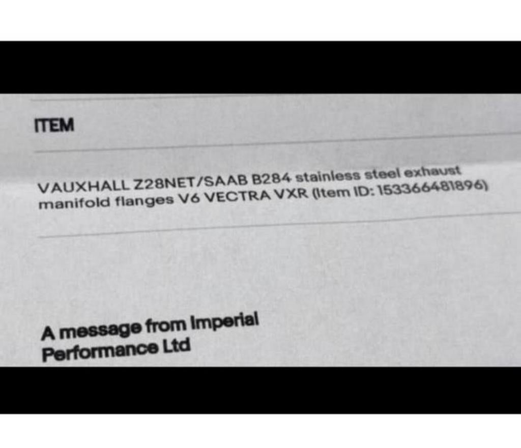 Opel Z28NET SAAB B284 V6 VECTRA VXR Uitlaat spruitstuk flens, Ophalen of Verzenden, H, H, H