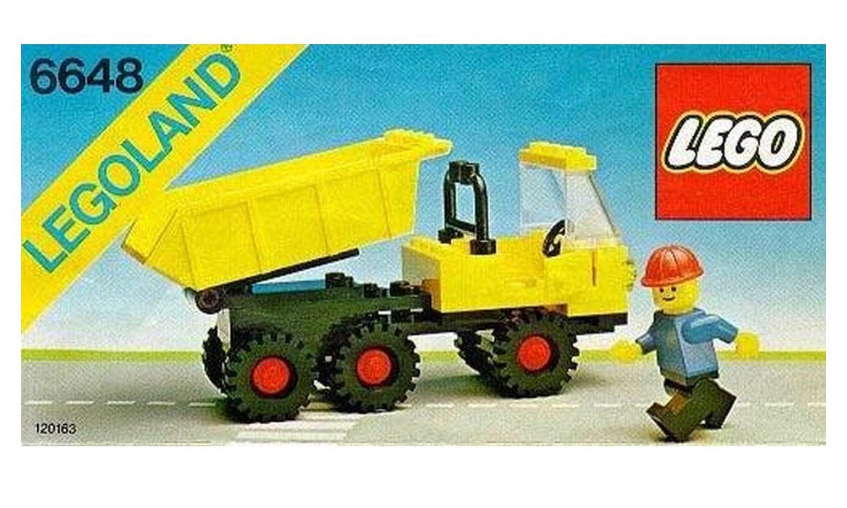 Lego 6648-02 ~ Dump Truck, Gebruikt, Overige thema's, Lego, Ophalen of Verzenden