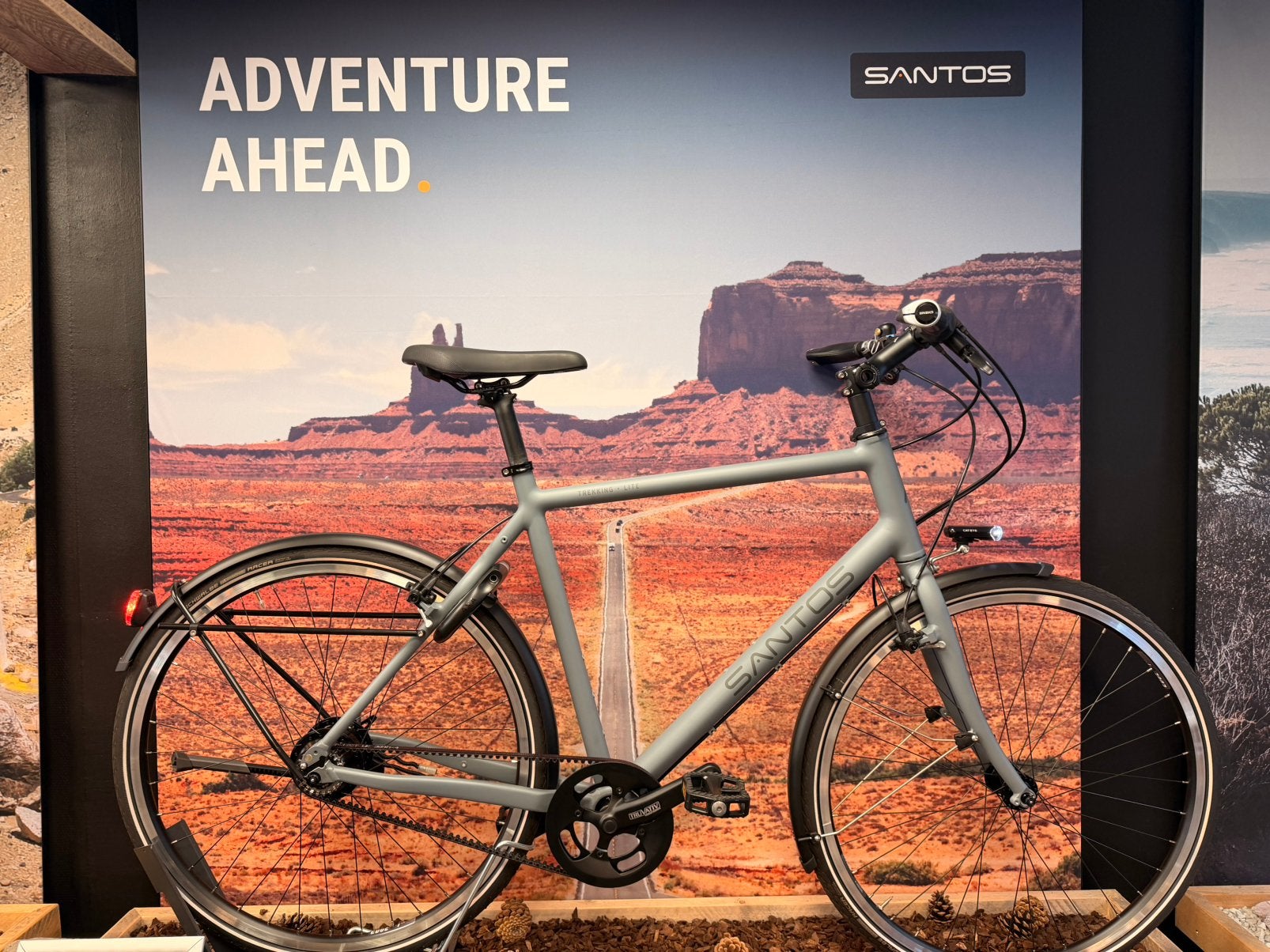 Nieuwe Santos trekking lite Rohloff/riem, 28 inch, 10 tot 15 versnellingen, Nieuw, 56 cm of meer