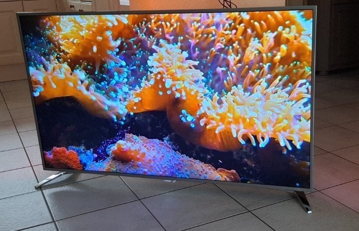Philips 49 inch 4K Ultra HD Smart TV + 3 zijdig Ambilight, Ophalen, Philips, LED, Zo goed als nieuw