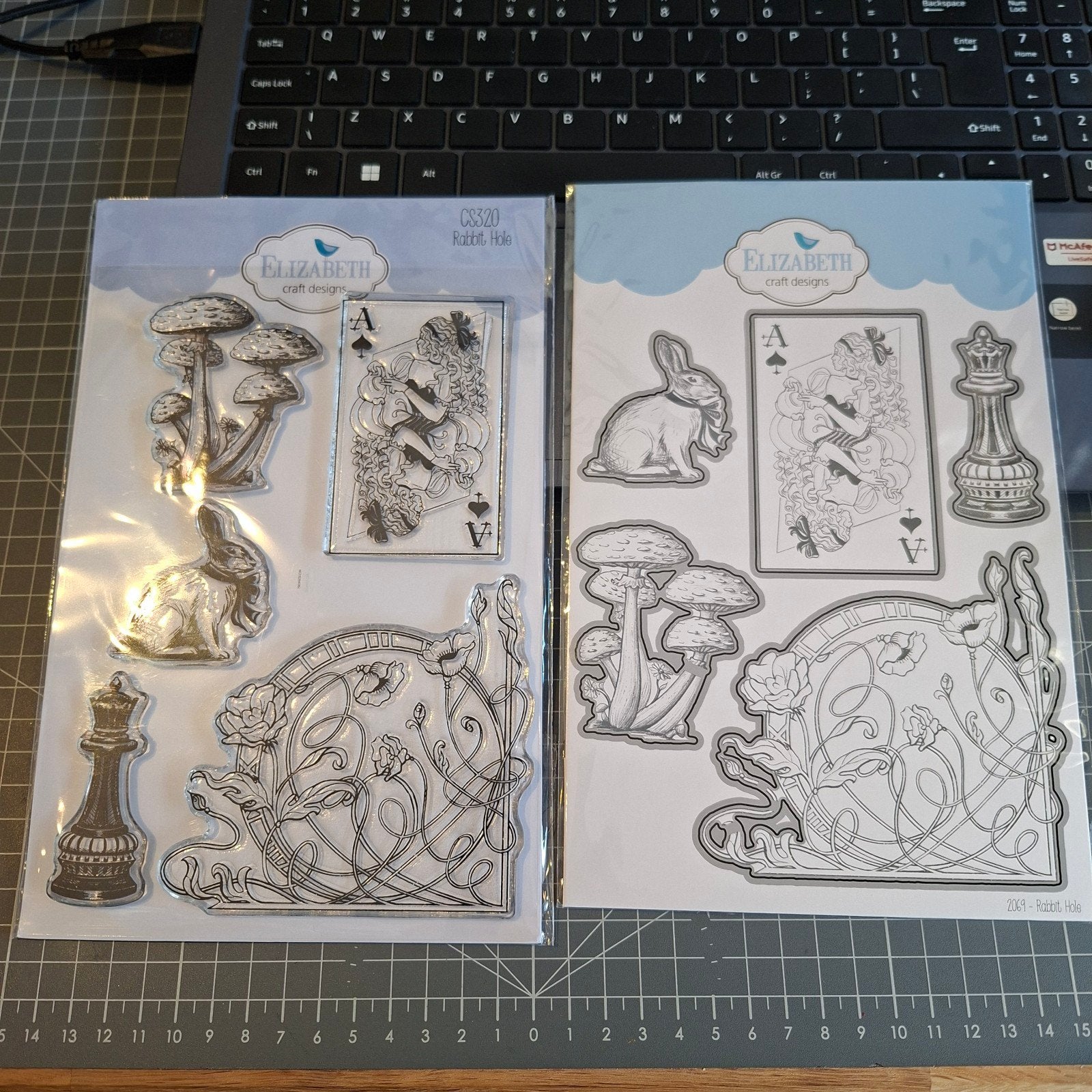 Elizabeth Craft Designs Rabbit Hole Stempels en Dies, Hobby en Vrije tijd, Ophalen of Verzenden