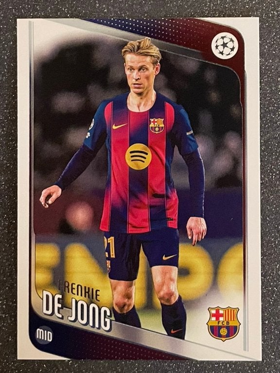 Topps UCC Flagship ‘26    FRENKIE DE JONG    FC BARCELONA, Hobby en Vrije tijd, Stickers en Plaatjes, Verzenden, Zo goed als nieuw