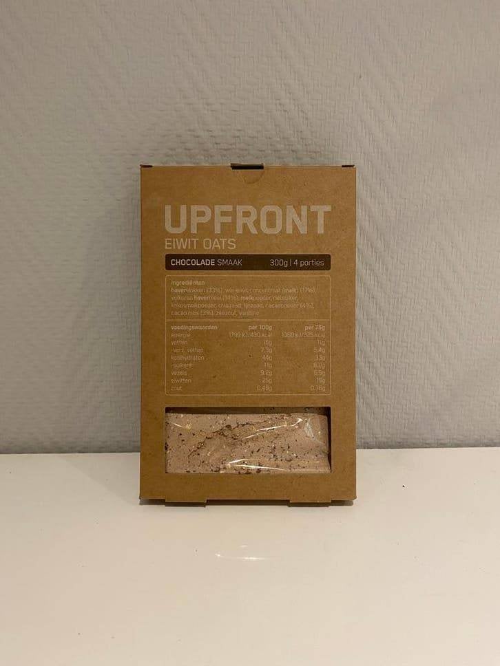 Upfront Eiwit Oats chocolade 300g - ongeopend - omdozen/los, Diversen, Levensmiddelen, Ophalen of Verzenden