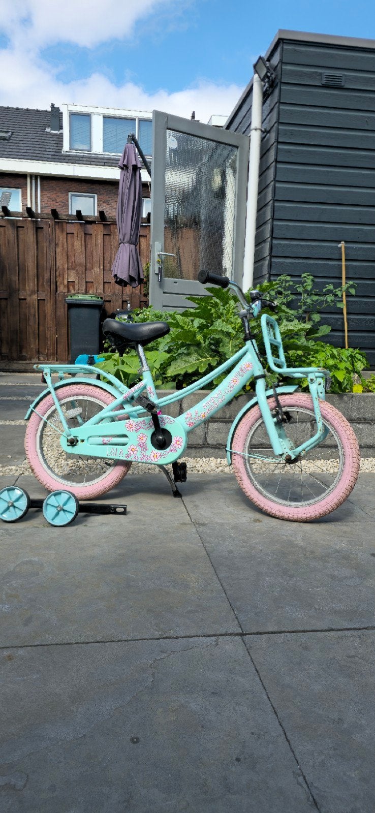 Kinderfiets framemaat 16 inch, Fietsen en Brommers, Fietsen | Meisjes, Ophalen, Gebruikt, 16 inch