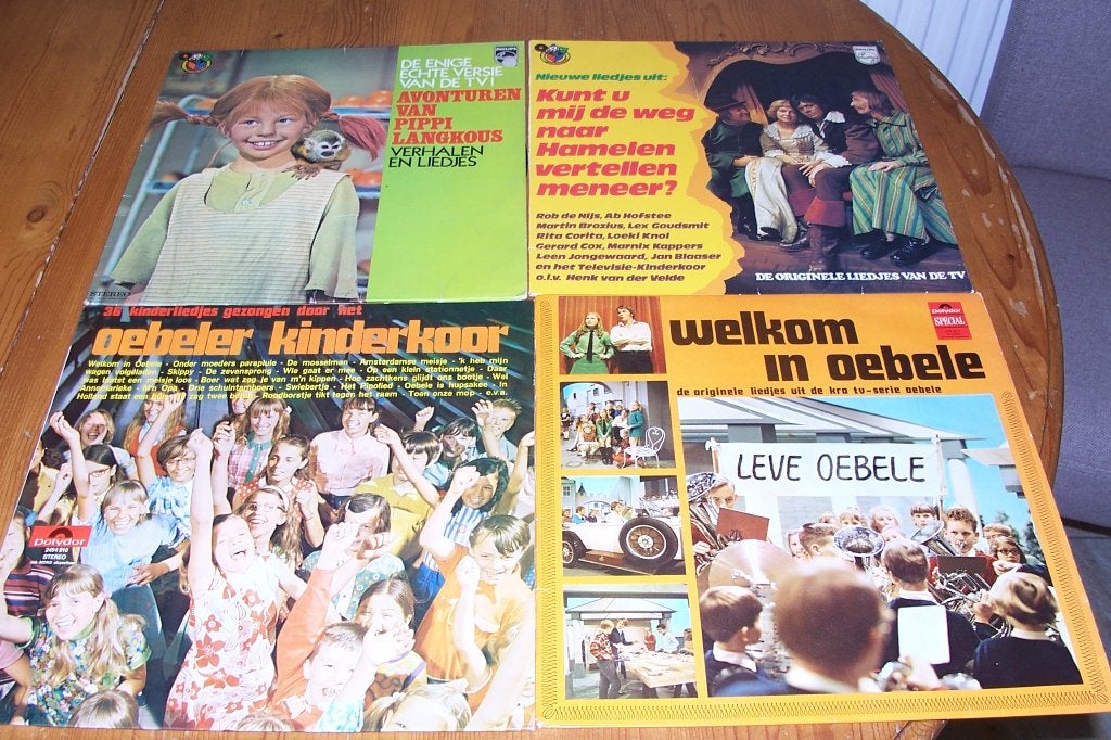 8 lp's van o.a.oebelen-dikkertje dap-barbapapa, Gebruikt, Ophalen of Verzenden, 12 inch, Muziek