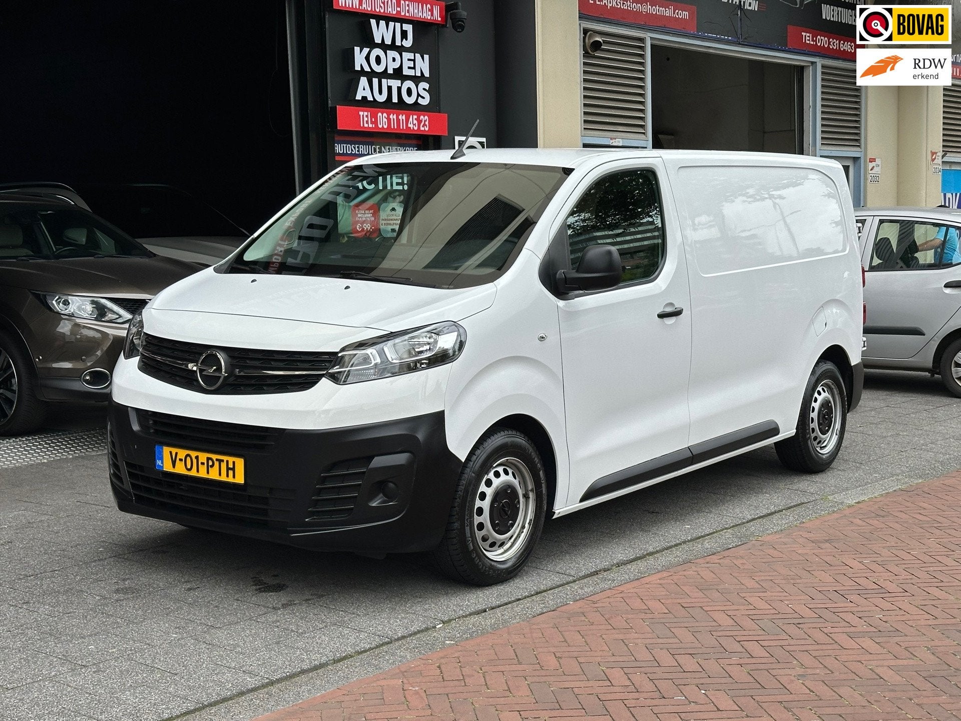 Opel VIVARO 1.5 CDTI L2H1 Edition Leer Airco, Auto's, Bestelauto's, 1556 kg, Gebruikt, Euro 6, Wit