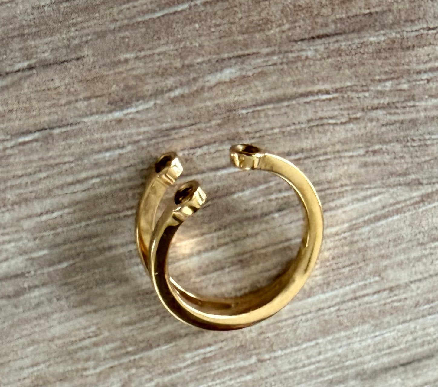 Gouden melano ring maat 52, Sieraden, Tassen en Uiterlijk, Ringen, Ophalen of Verzenden, Dame, Goud, Kleiner dan 17