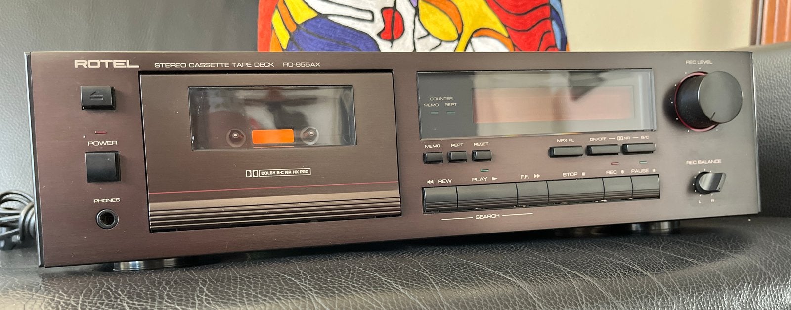 Rotel RD-955AX Stereo Cassette Tape Deck, Ophalen of Verzenden, Enkel, Overige merken, Tiptoetsen