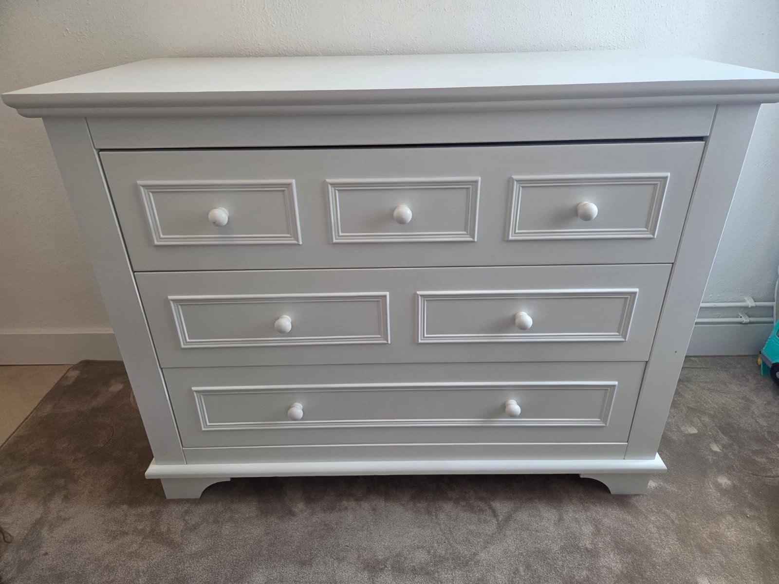 Bopita Charlotte Commode, Wandrek en Kledingkast Wit, Ophalen