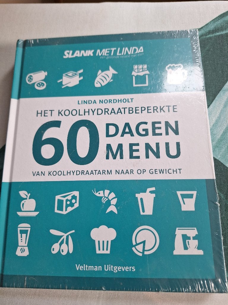 Slank met Linda koolhydraat beperkt, Boeken, Ophalen of Verzenden, Nieuw, Dieet en Voeding, Linda Nordholt