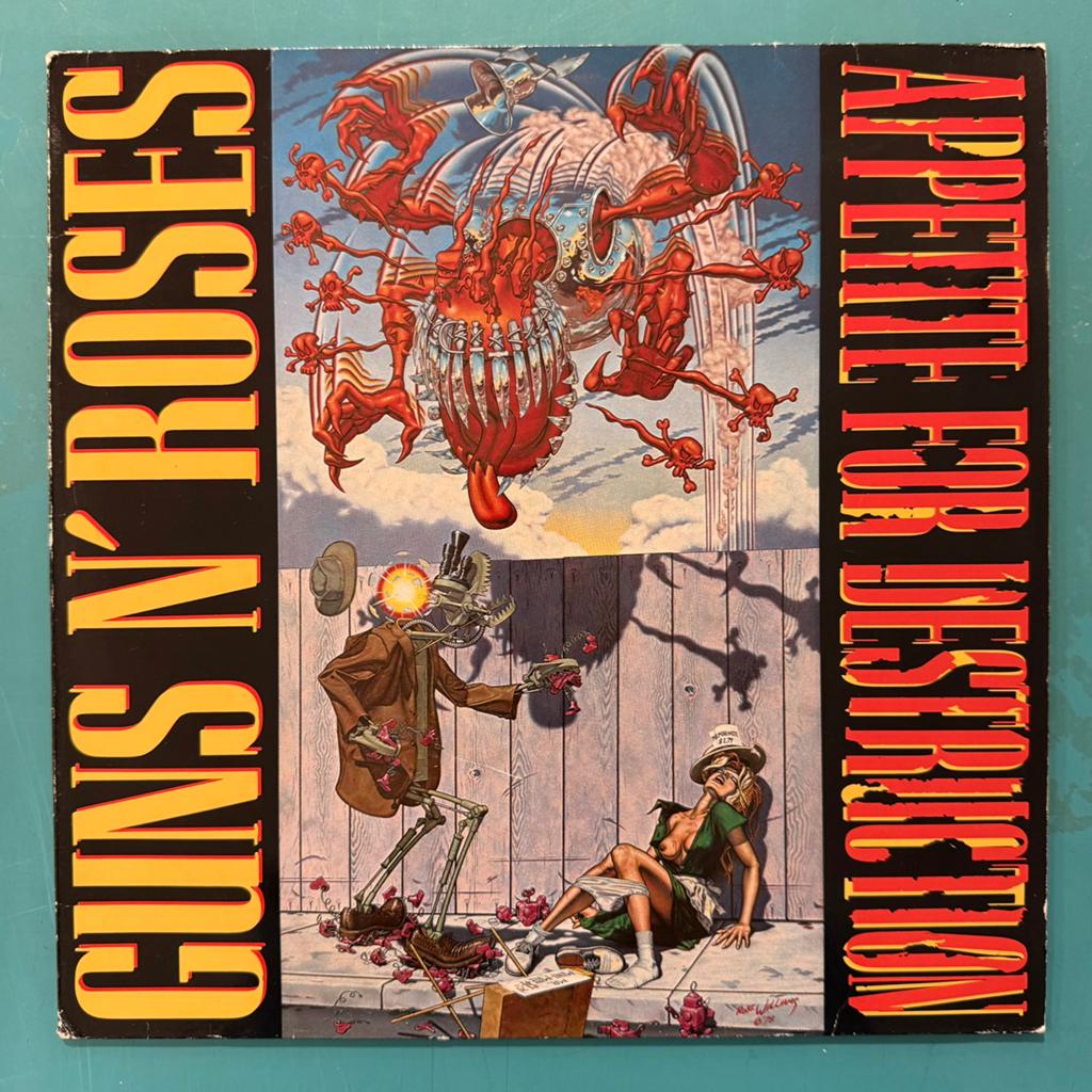 Guns N Roses - Appetite for destruction, Cd's en Dvd's, Vinyl | Hardrock en Metal, Originele persing, Ophalen of Verzenden, Gebruikt