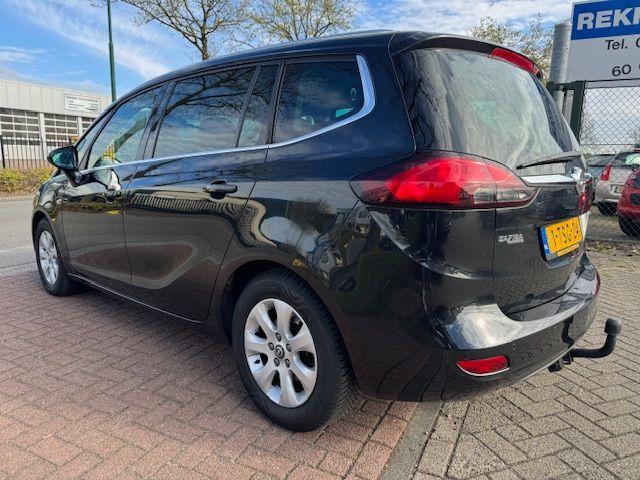 Opel Zafira Tourer 1.4 120pk Business+ 5persoons 144.000km A, Euro 5, Stof, Gebruikt, Zwart