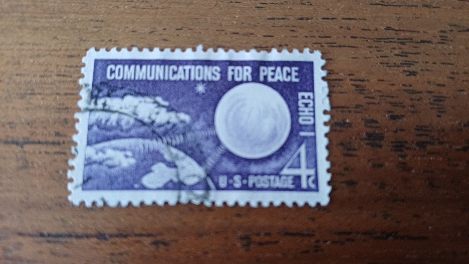 USA, 1960 , Echo 1, Ophalen of Verzenden, Gestempeld, Overige thema's