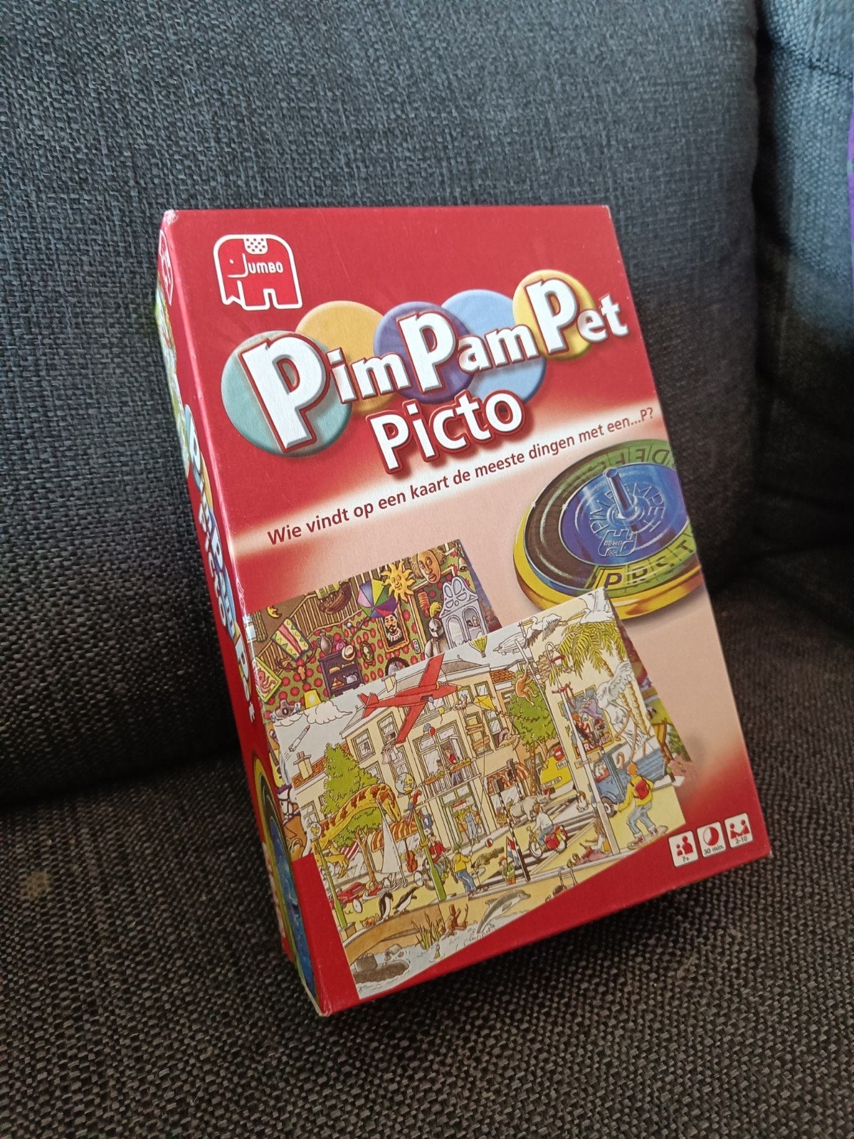 Pim Pam Pet Picto - Jumbo Gezelschapsspel, Vijf spelers of meer, Ophalen of Verzenden, Zo goed als nieuw, Jumbo