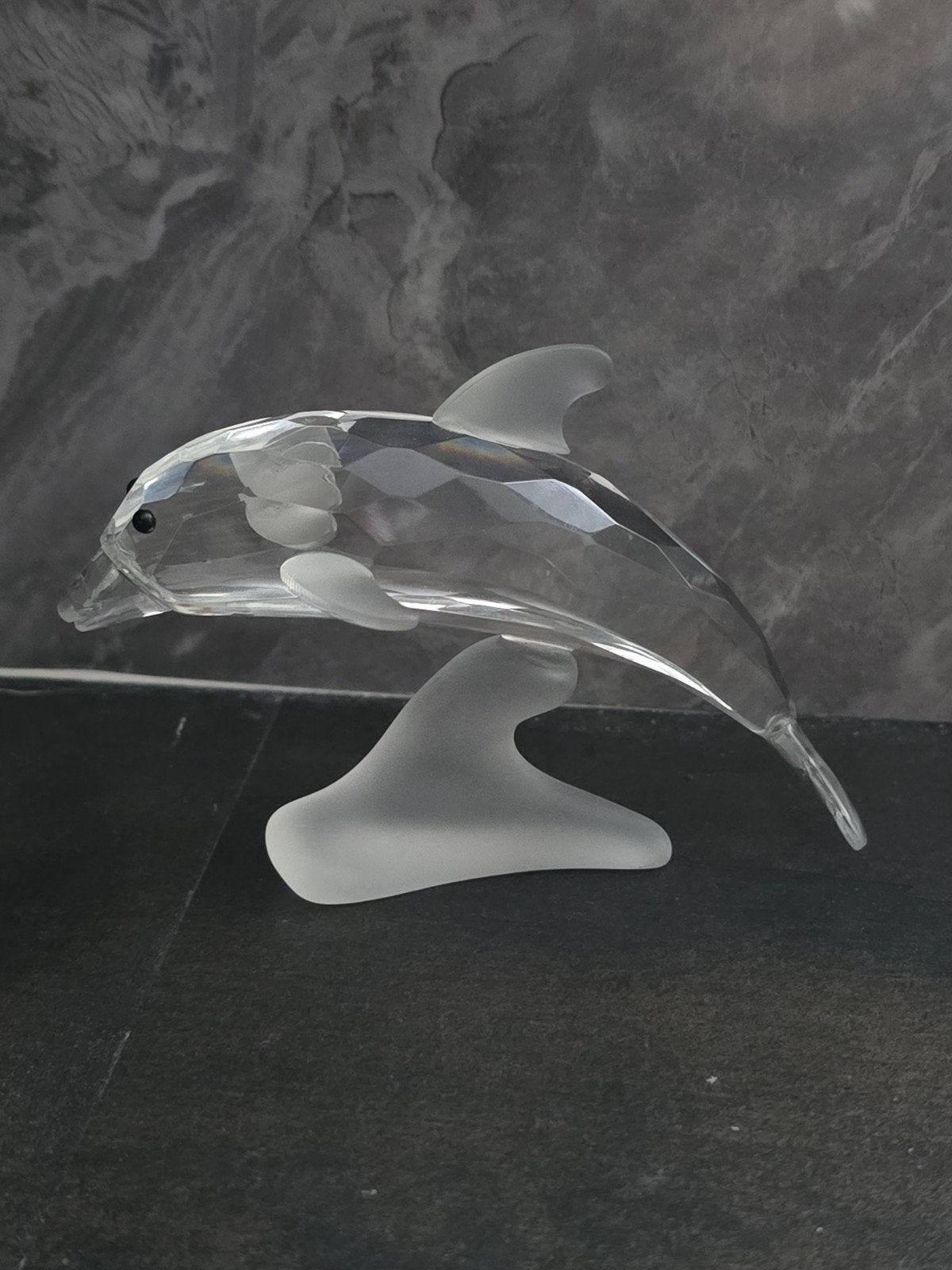 Swarovski Kristallen Dolfijn - Helder & Mat - Nieuwstaat, Ophalen of Verzenden, Zo goed als nieuw