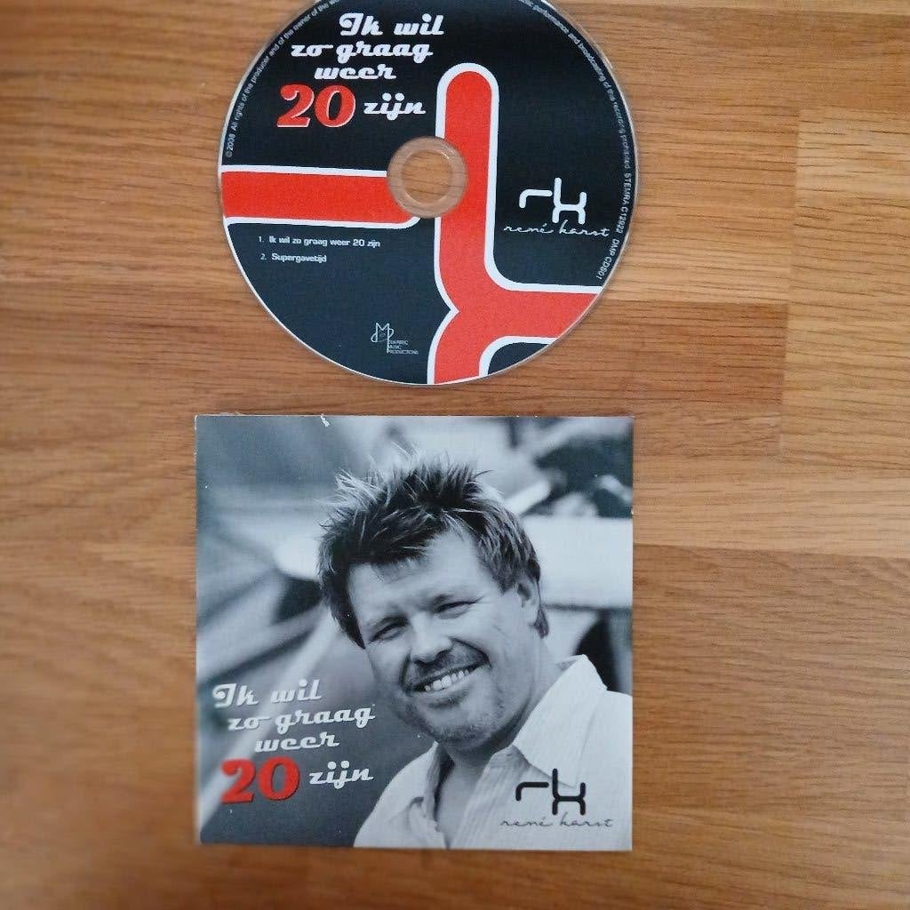 René Karst - Ik Wil Zo Graag Weer 20 Zijn CD Single, Gebruikt, Ophalen of Verzenden, Inclusief doosje, Nederlandstalig