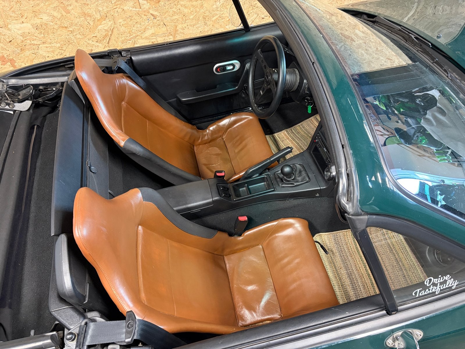 Lotus Elise stoelen bruin leer voor Mazda MX-5, Auto-onderdelen, Ophalen, Gebruikt, Mazda
