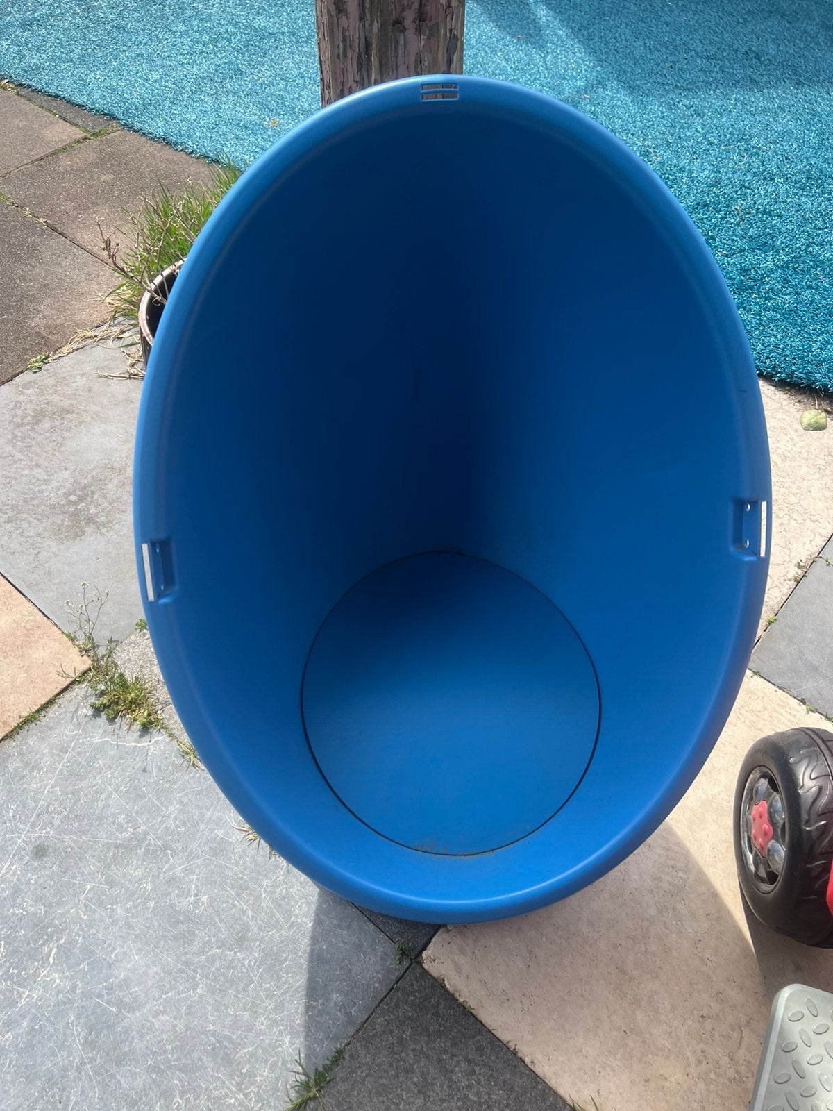 Ikea blauw ei stoel kinderstoel, Ophalen, Gebruikt, Stoel(en)