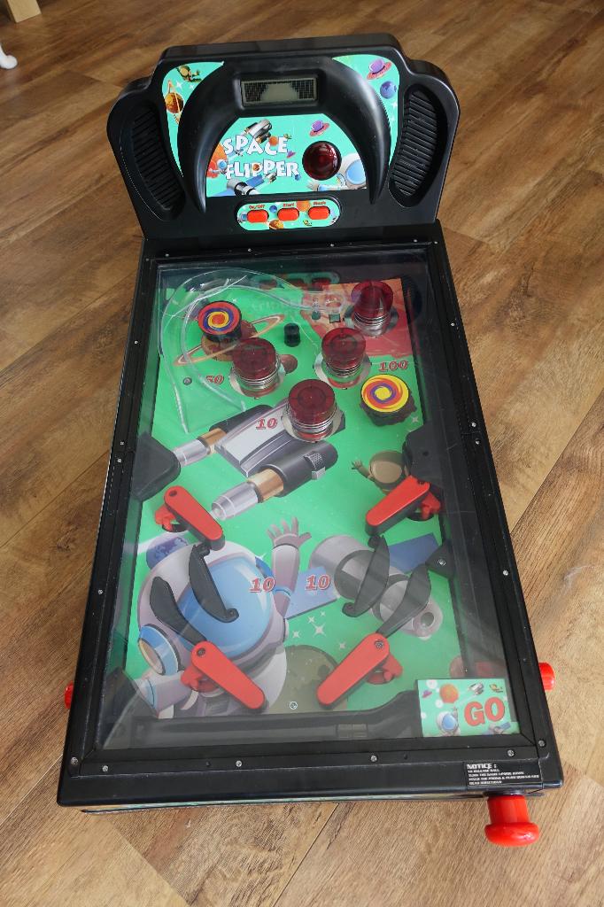 Kinder flipperkast pinball Space Flipper, Kinderen en Baby's, Speelgoed | Overig, Gebruikt, Jongen of Meisje, Ophalen of Verzenden
