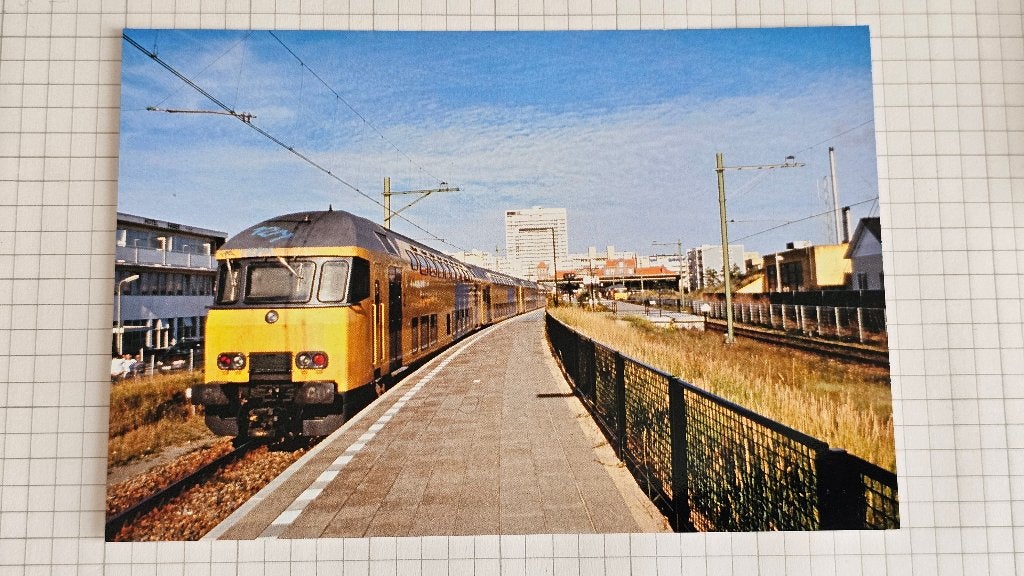 Foto TREIN NS Nederlandse Spoorwegen Dubbeldekker DDAR DDM, Verzenden, Gebruikt, Trein, Overige typen