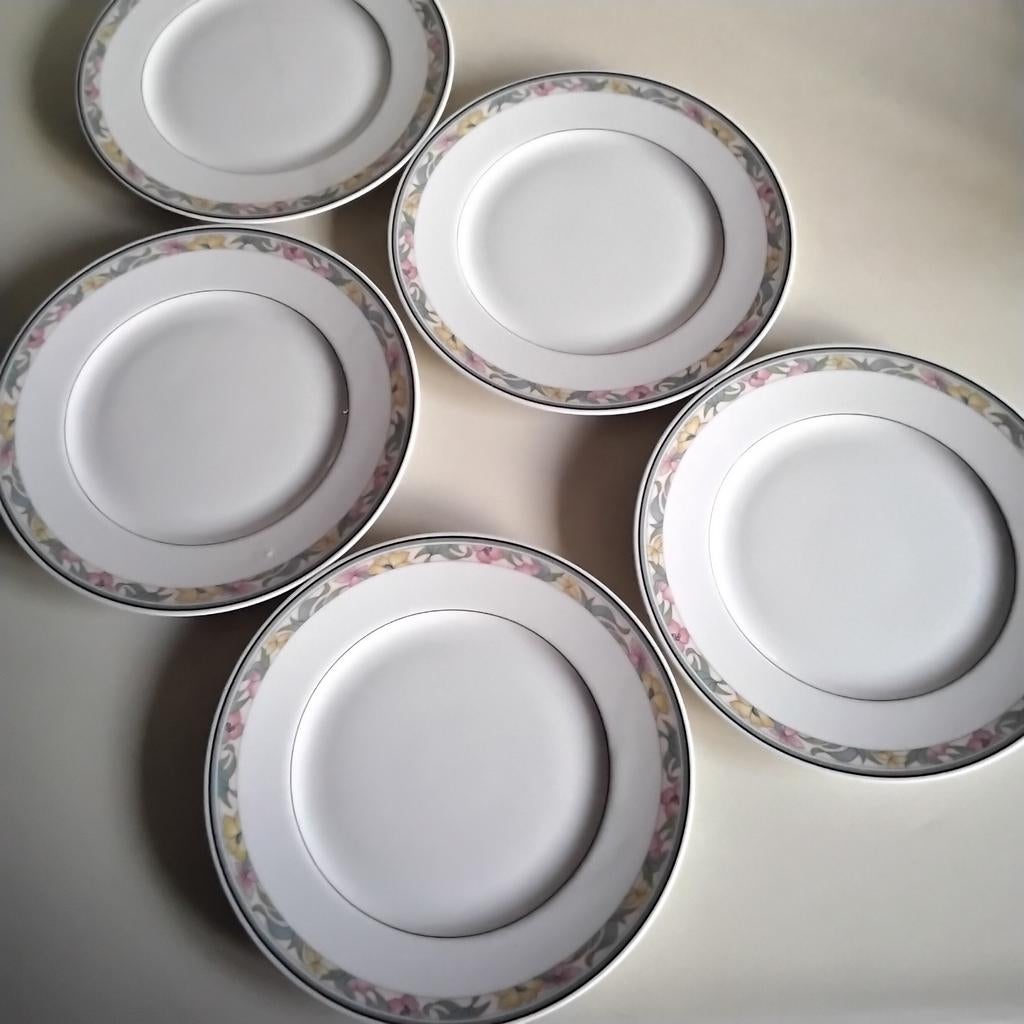 5 winterling  primavera  taartbordjes, Huis en Inrichting, Keuken | Servies, Ophalen of Verzenden, Zo goed als nieuw, Overige materialen