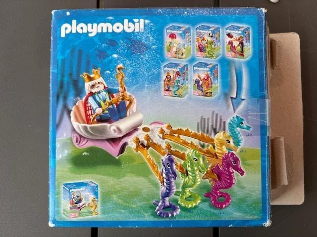 Playmobil sets zeemeermin 4813 t/m 4818 + GRATIS 6825 + 9073, Ophalen of Verzenden, Zo goed als nieuw, Complete set