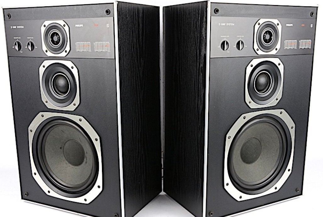 Philips AH 494 luidsprekers - Vintage 3-weg systeem, Stereo speakers, Philips, Gebruikt, Ophalen of Verzenden