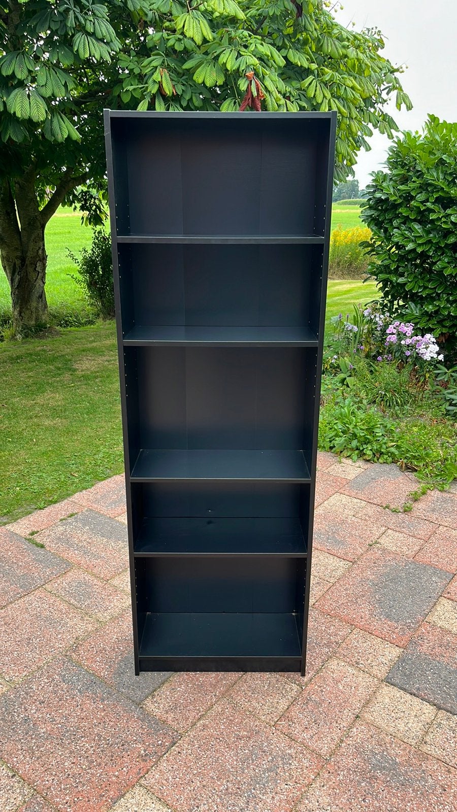 Boekenkast kleur zwart, Ophalen, Gebruikt, 50 tot 100 cm, 150 tot 200 cm