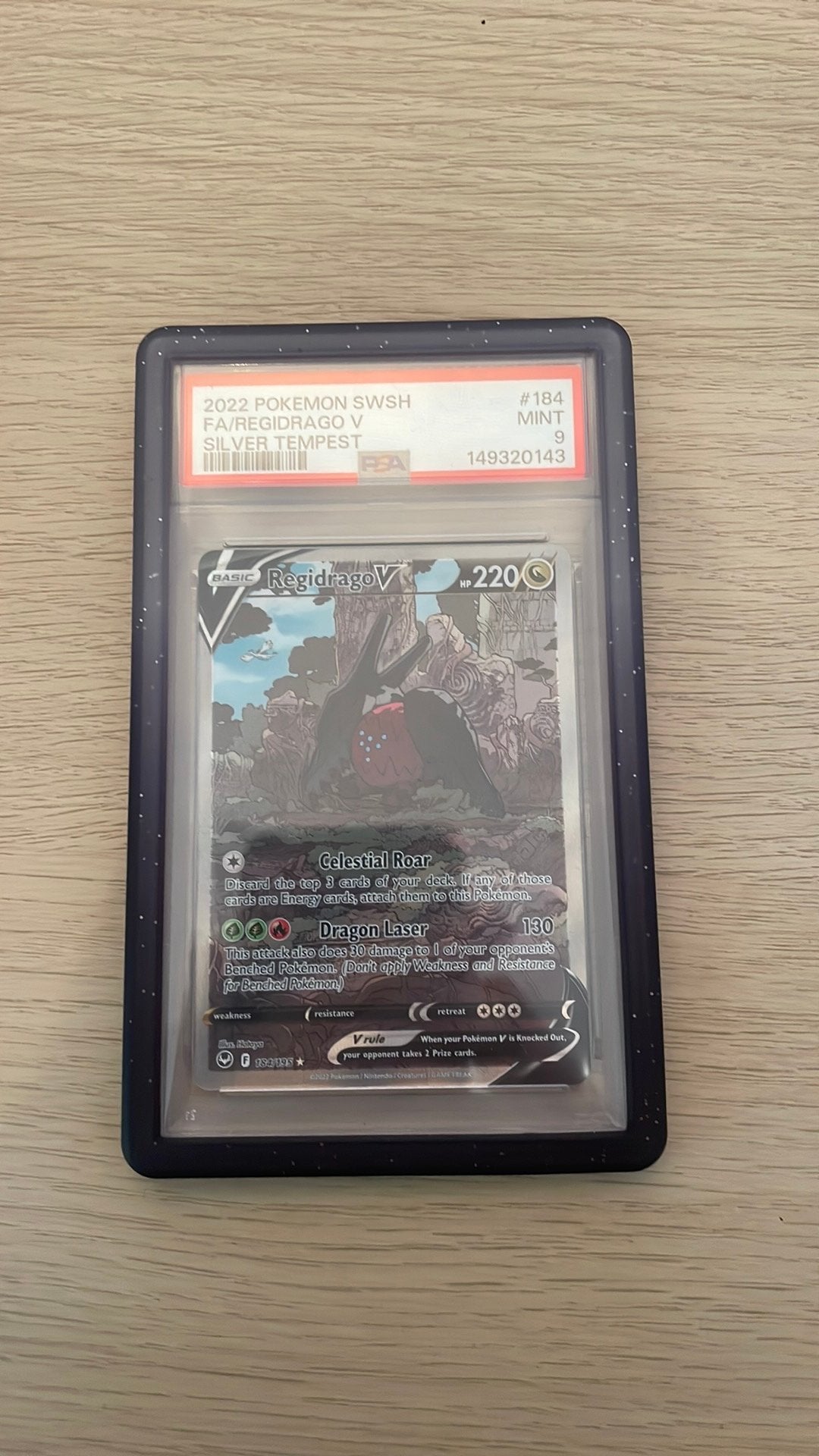 Regidrago V #184 PSA 9, Ophalen of Verzenden, Zo goed als nieuw