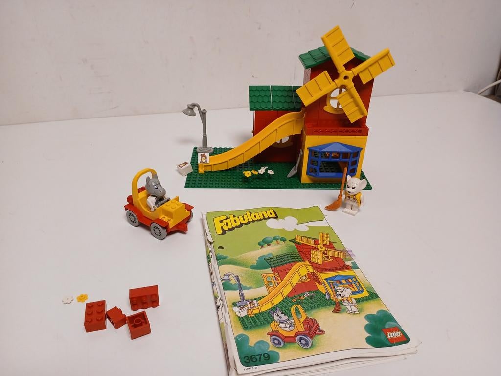 Vintage lego fabuland 3679 flour mill and shop, Ophalen of Verzenden