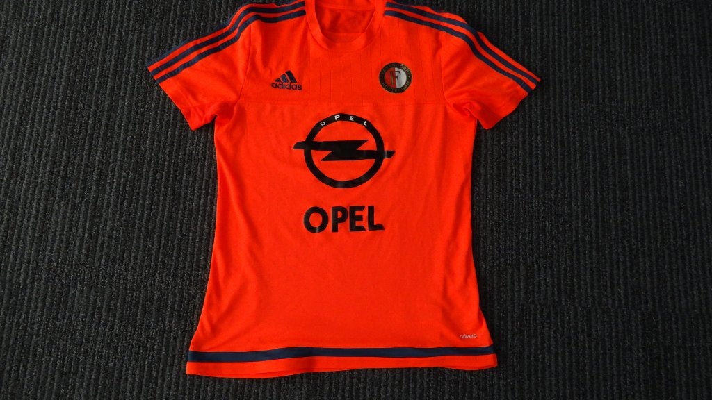 Feyenoord tenue 2015 - Shirt, broek en sokken, Maat M, Ophalen, Gebruikt, Set