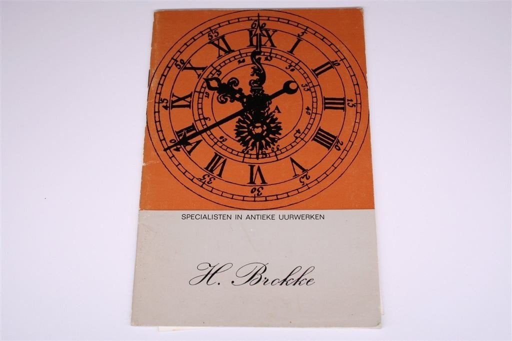 H. Brokke: Specialisten in Antieke Uurwerken [Catalogus 1965, Antiek en Kunst, Antiek | Klokken, Ophalen of Verzenden