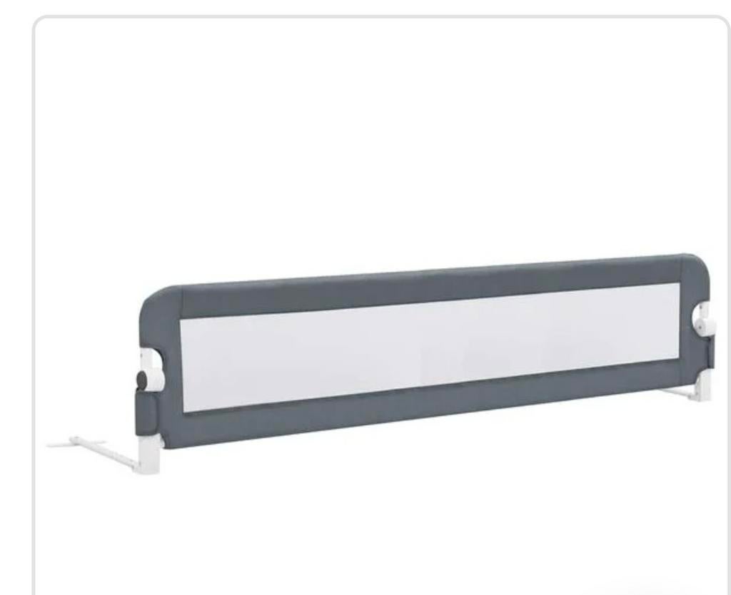 Uitschuifbaar bedhekje/bedbarrière voor kinderen, Ophalen, Overige typen, Zo goed als nieuw, 115 cm of meer