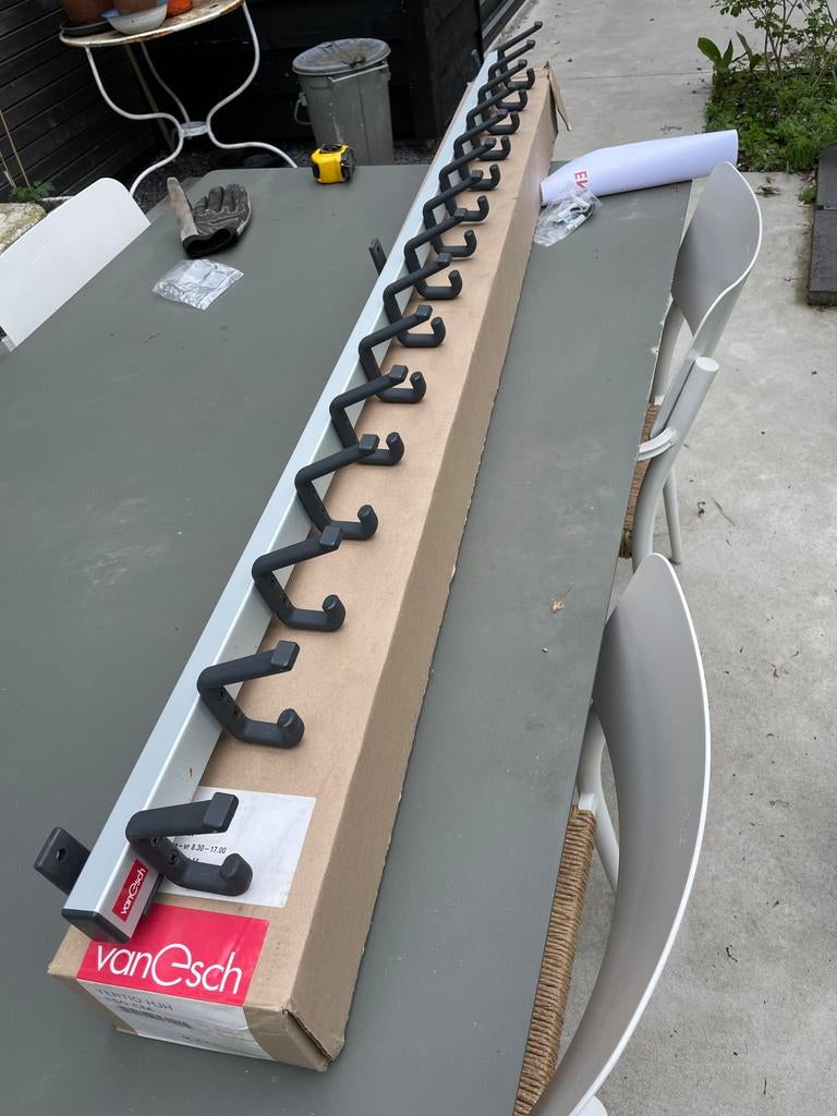 Van Esch Tertio HJH Wandkapstok 150 cm - Nieuw in doos, Nieuw, Minder dan 100 cm, Metaal, Ophalen