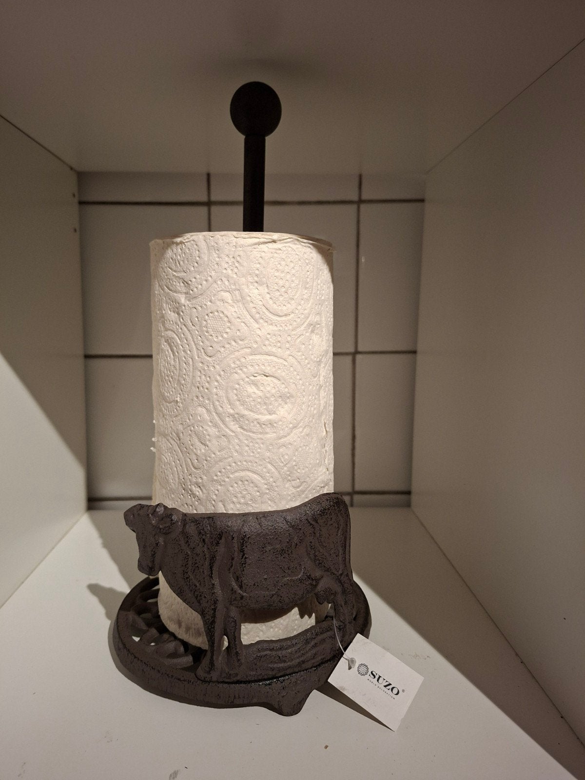 Gietijzeren keukenrolhouder - Diverse designs, Overige typen, Nieuw, Ophalen of Verzenden, Metaal