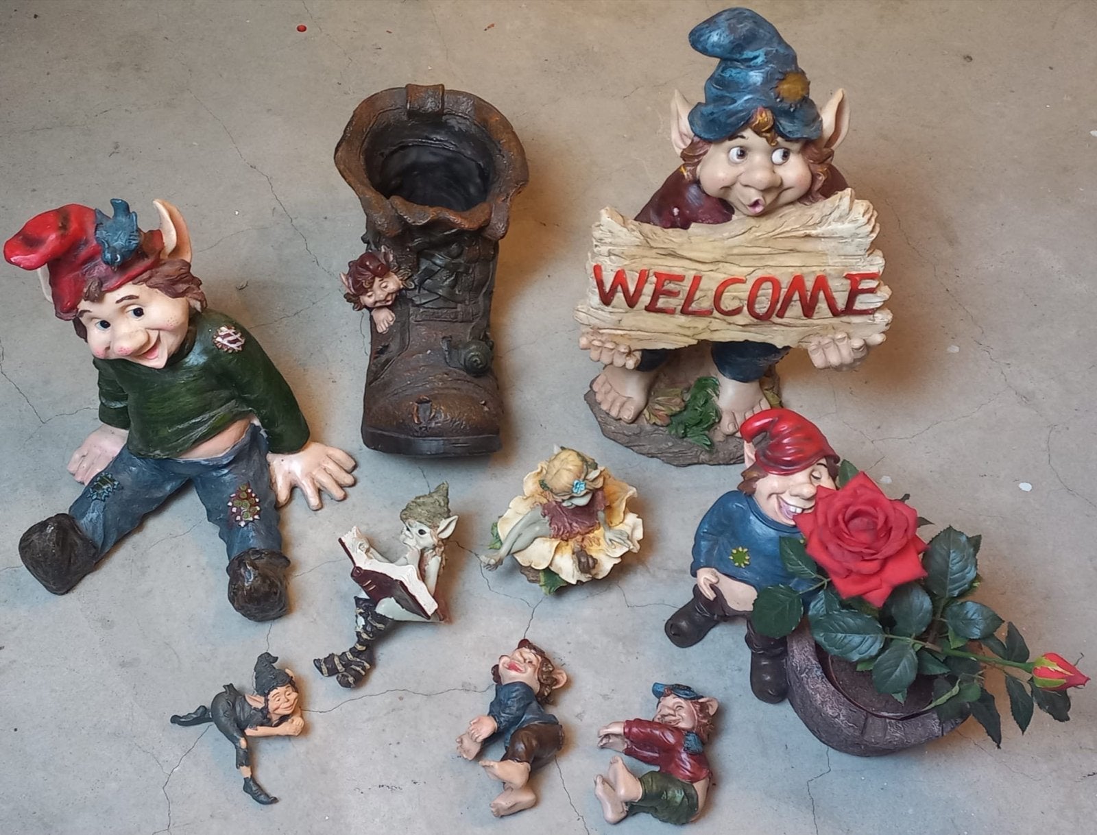 Elfen set - Diverse beelden en decoratie, Ophalen of Verzenden