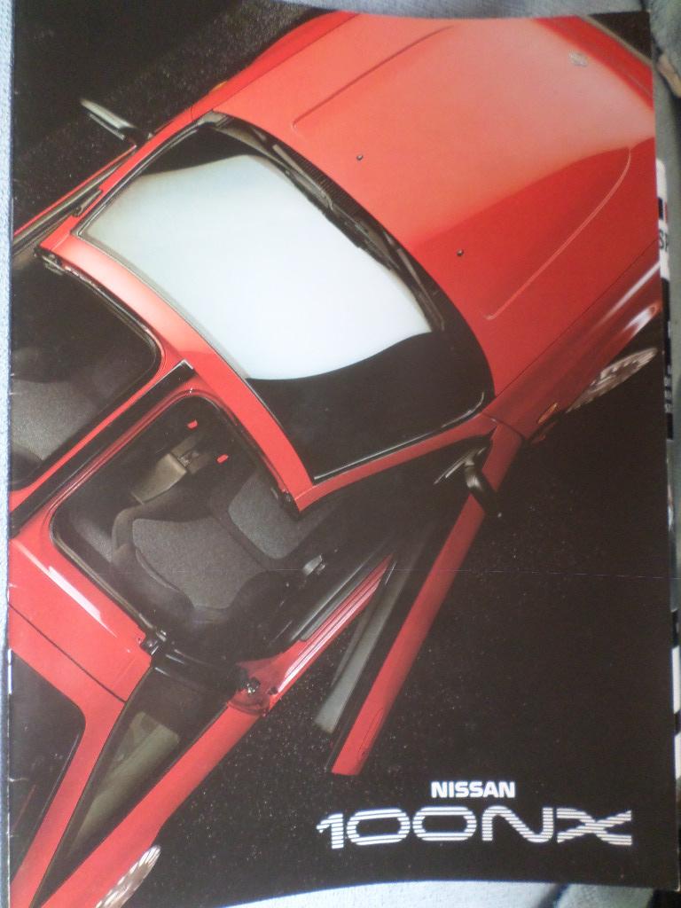 Nissan 100 NX 1.6 & 2.0 GTI Brochure, Ophalen of Verzenden, Zo goed als nieuw, Nissan