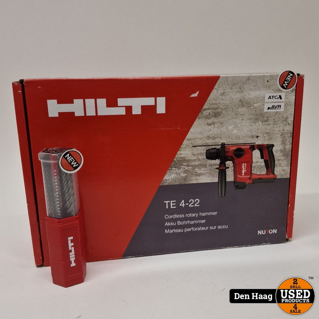 HILTI TE 4-22 Nuron Accuboorhamer Body | Nieuw, Doe-het-zelf en Verbouw, Gereedschap | Boormachines, Hilti, Gebruikt, Support@hilti.com