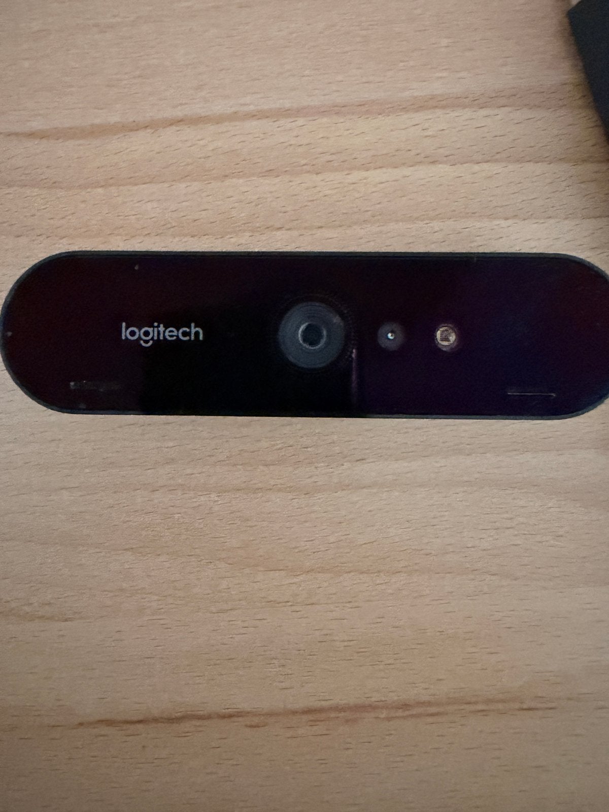 Logitech Brio 4K Ultra HD Webcam met kabel zgan, Computers en Software, Ophalen of Verzenden, Zo goed als nieuw, Windows, Monitorclip