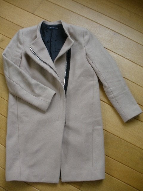 ZARA Woman jas camel beige wol maat S, Maat 38/40 (M), Ophalen of Verzenden, Zo goed als nieuw, Zara