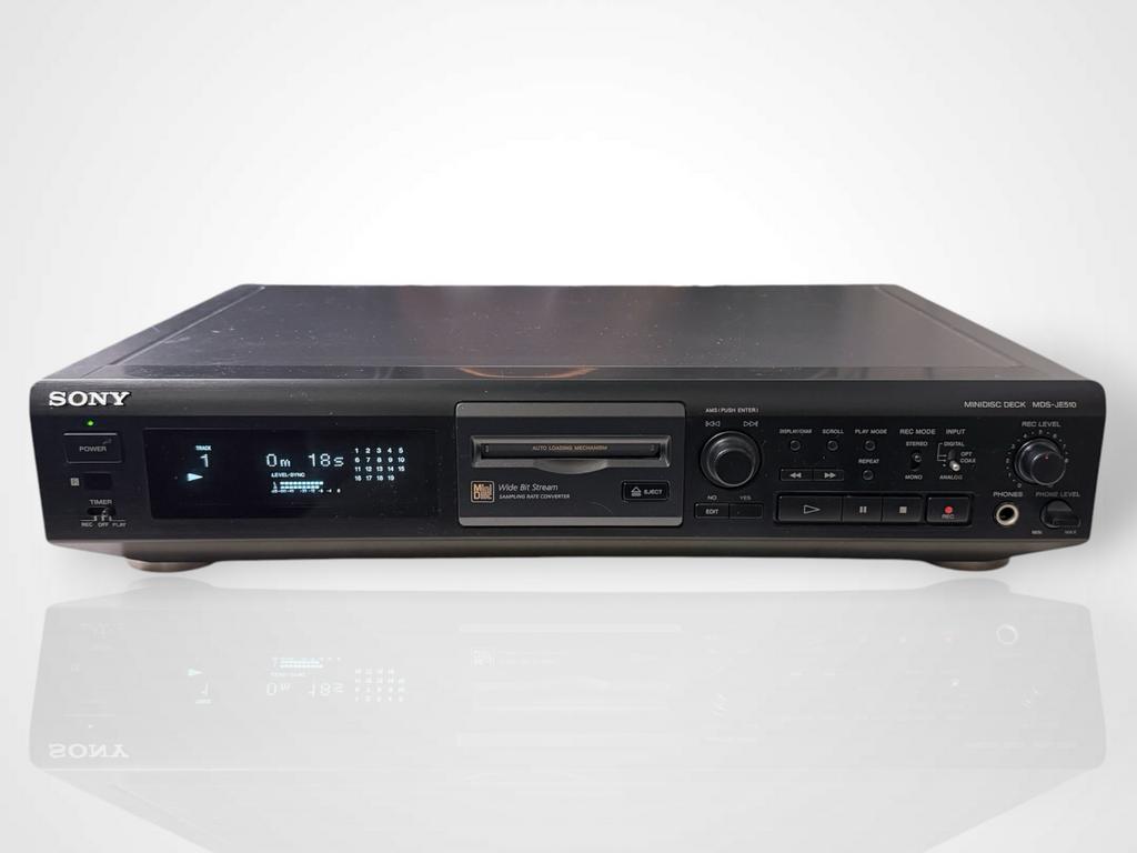Sony Minidisk MDS-JE510 - Perfecte staat en volledig werkend, Audio, Tv en Foto, Walkmans, Discmans en Minidiscspelers, Sony, Ophalen of Verzenden
